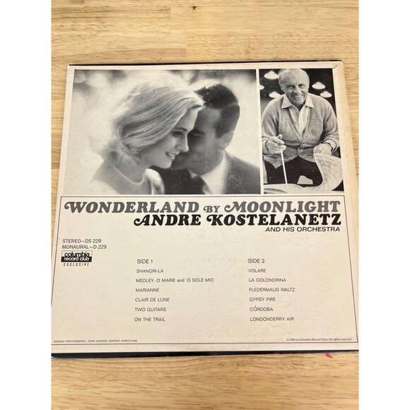 Andre Kostelanetz "Wonderland By Moonlight" Vinyl Record P2S 5090 Vintage Album - Picture 2 of 5